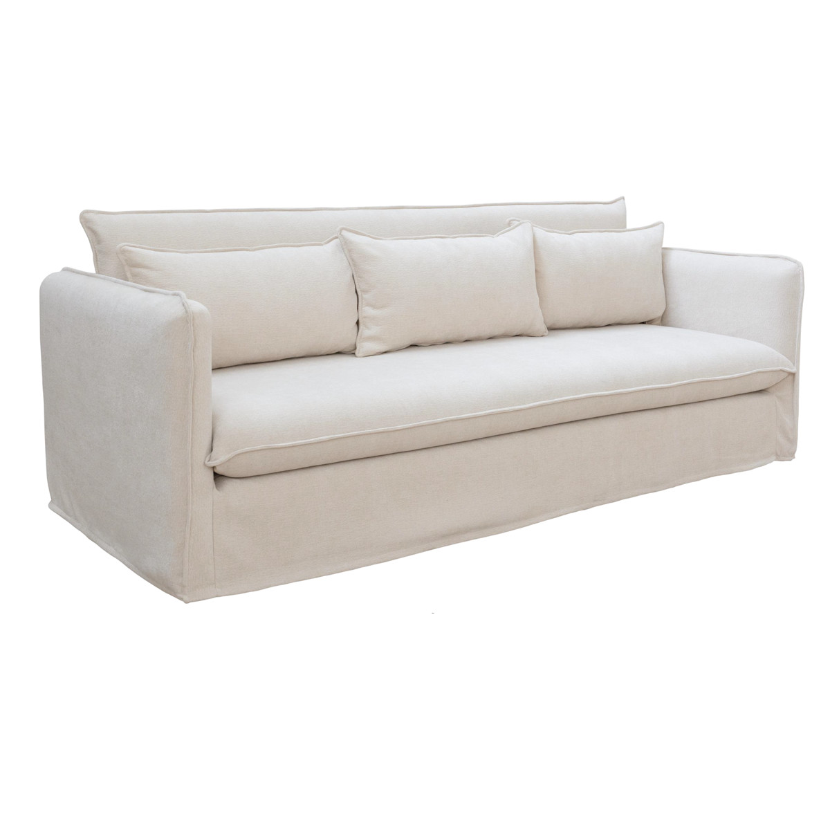 HAMLET SOFA 3-SEATER -in Hertex Slouch Macadamia