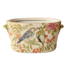 BLU529 LARGE BUDGIE FOOT BATH 21.5X44X27CM